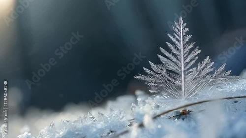 4K Time-Lapse of Ice Crystals Growing Under a Microscope