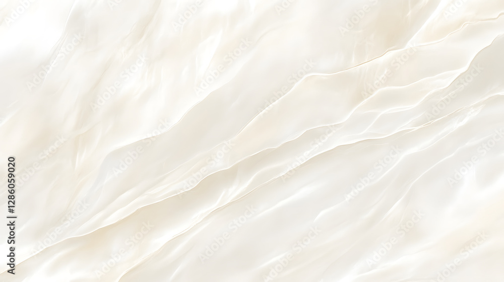 Obraz premium Elegant Cream Marble Texture Swirling Veins and Soft Hues