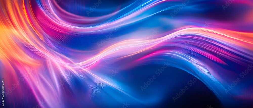 abstract glow blue and purple curved light lines background abstract glow blue and purple curved light lines background