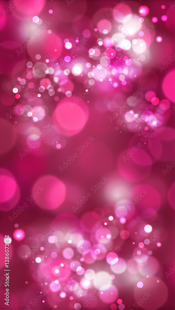 Red Magenta festive background, realistic photo holiday style. Template with glitter sparkle, bokeh effect for design greeting card, poster, flyer, social media, cover, backdrop, wallpaper, banner. Red Magenta festive background, realistic photo holiday style. Template with glitter sparkle, bokeh effect for design greeting card, poster, flyer, social media, cover, backdrop, wallpaper, banner.