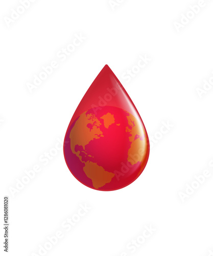 Blood donation concepts Vector poster templates with illustration
