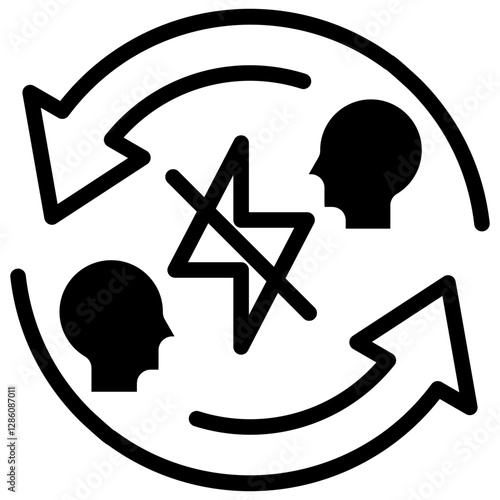 Conflict Resolution Icon