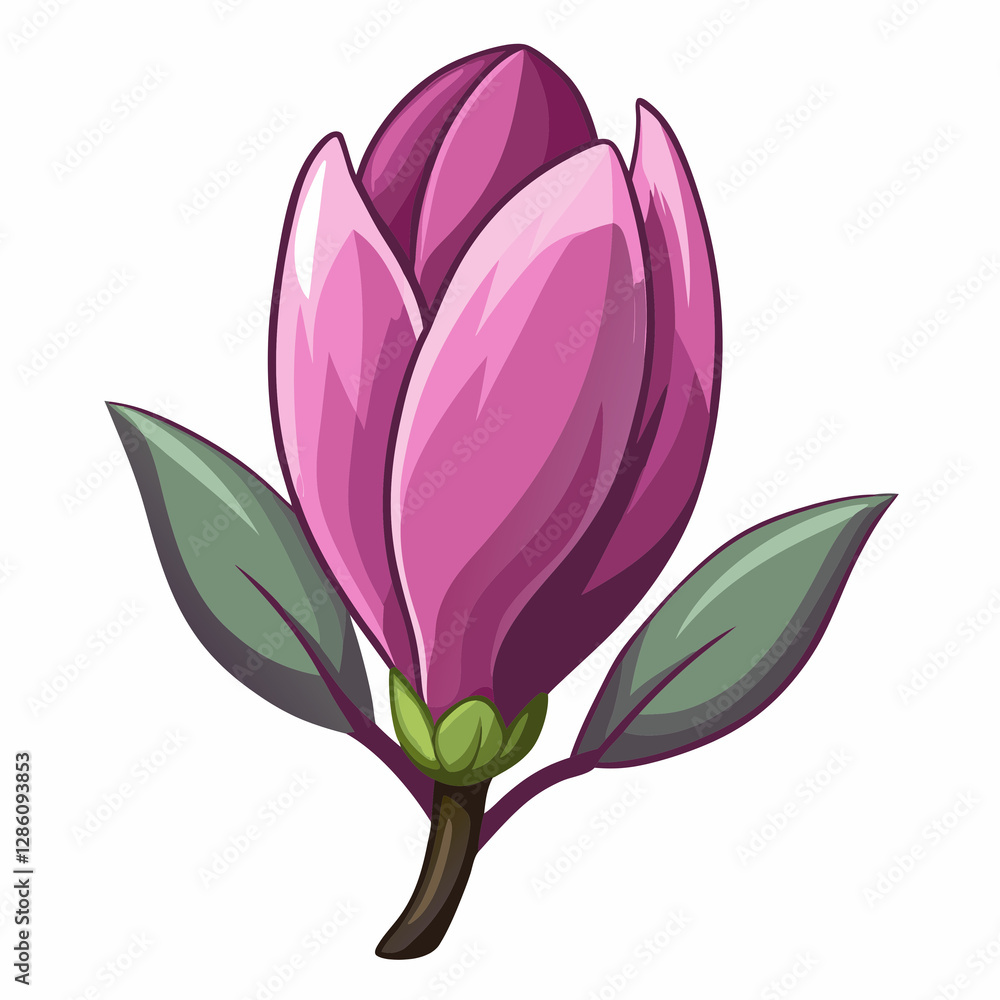 Obraz premium glossy magnolia bud
