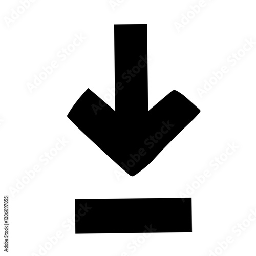 Collection of download icons