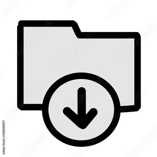Collection of download icons