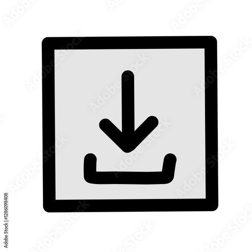 Collection of download icons