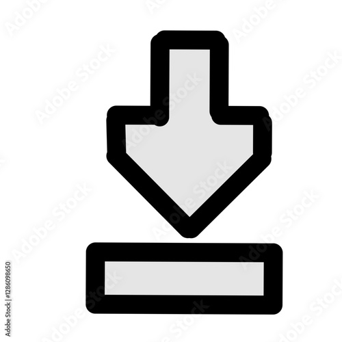 Collection of download icons