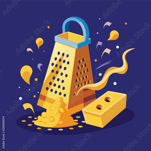 Cheese Grater in Action
