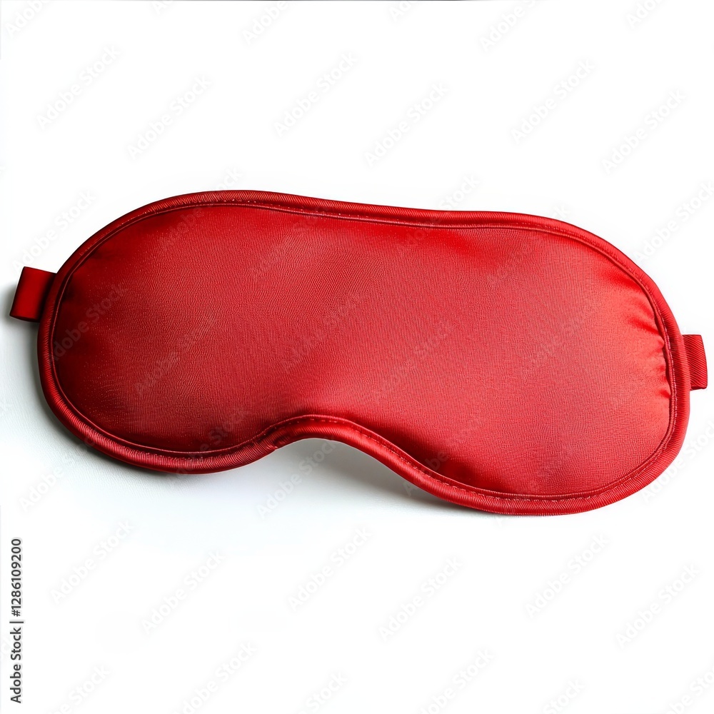 Red Sleep Mask Product Photography, White Background, Comfortable Sleep, sleep mask, eye mask Red Sleep Mask Product Photography, White Background, Comfortable Sleep, sleep mask, eye mask