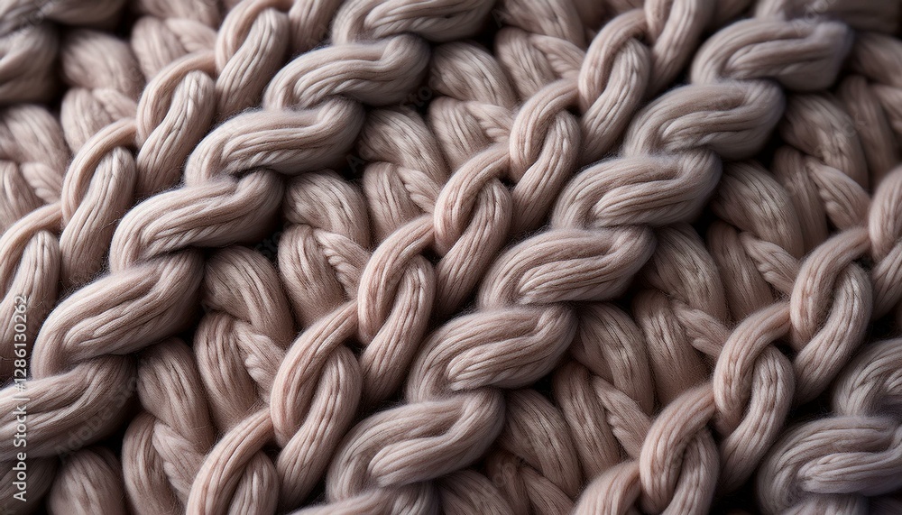A soft, close-up texture of tightly knitted wool with visible loops and a cozy, warm aesthetics