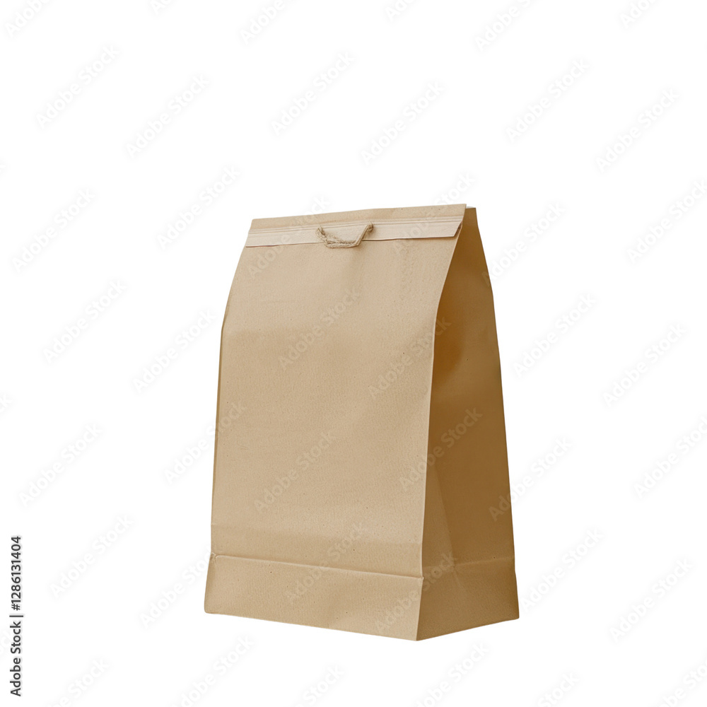 brown paper bag with flat bottom and twisted handle, ideal for packaging food or gifts. Its simple design makes it versatile for various uses brown paper bag with flat bottom and twisted handle, ideal for packaging food or gifts. Its simple design makes it versatile for various uses