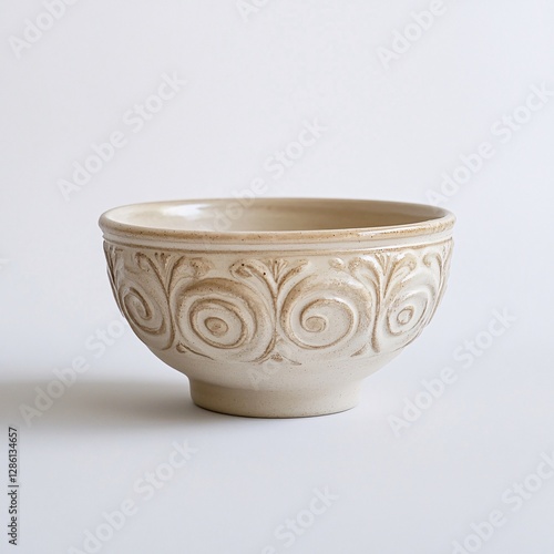 Wallpaper Mural ceramic bowl isolated on white Torontodigital.ca
