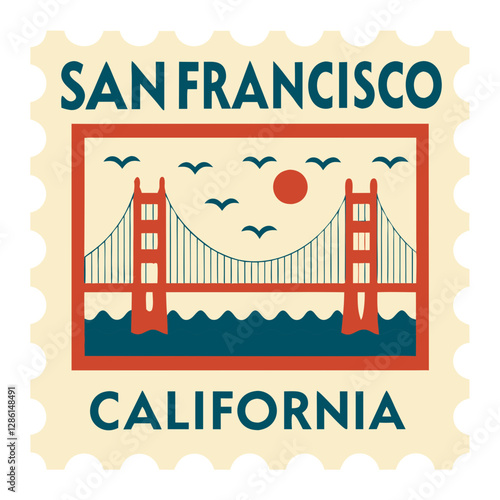 San Francisco Postage Stamp