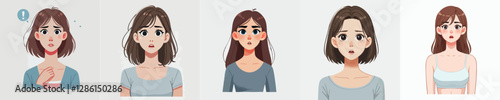 Vector of a person feeling confused