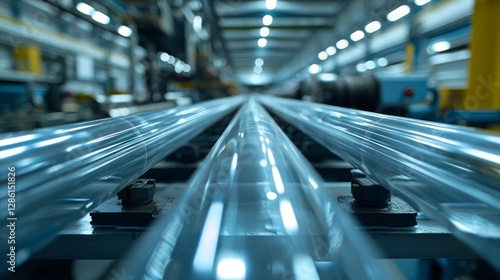 Manufacturing Process of Transparent Plastic Tubing in an Industrial Setting with Advanced Technology and Equipment