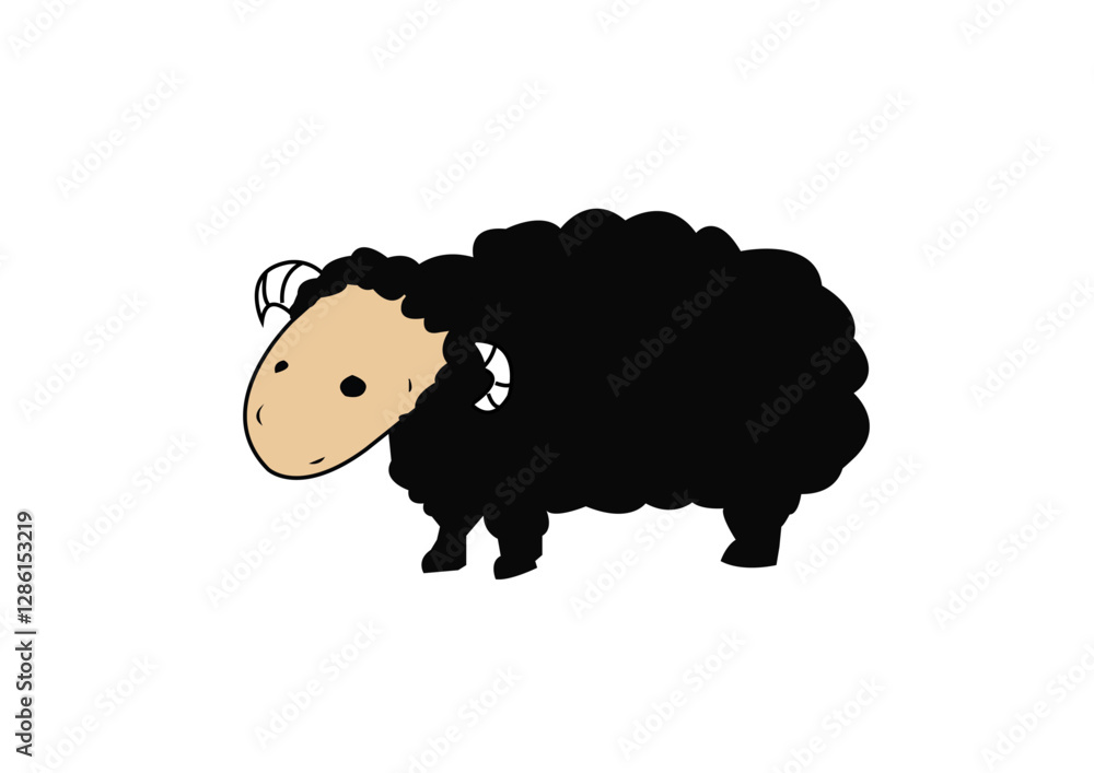 Fototapeta premium Black Sheep