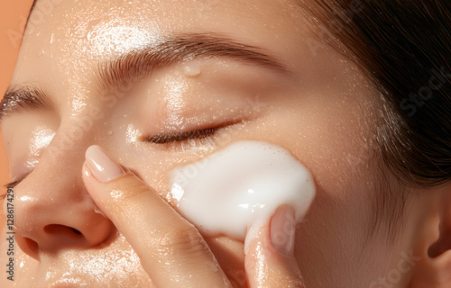 Cleansing routine for glowing skin spa setting beauty treatment indoor close-up skincare benefits