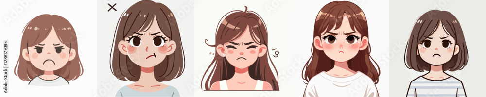 Vector of a child throwing a tantrum Vector of a child throwing a tantrum
