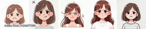 Vector of a child throwing a tantrum