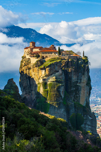 Meteora is a rocky region w...