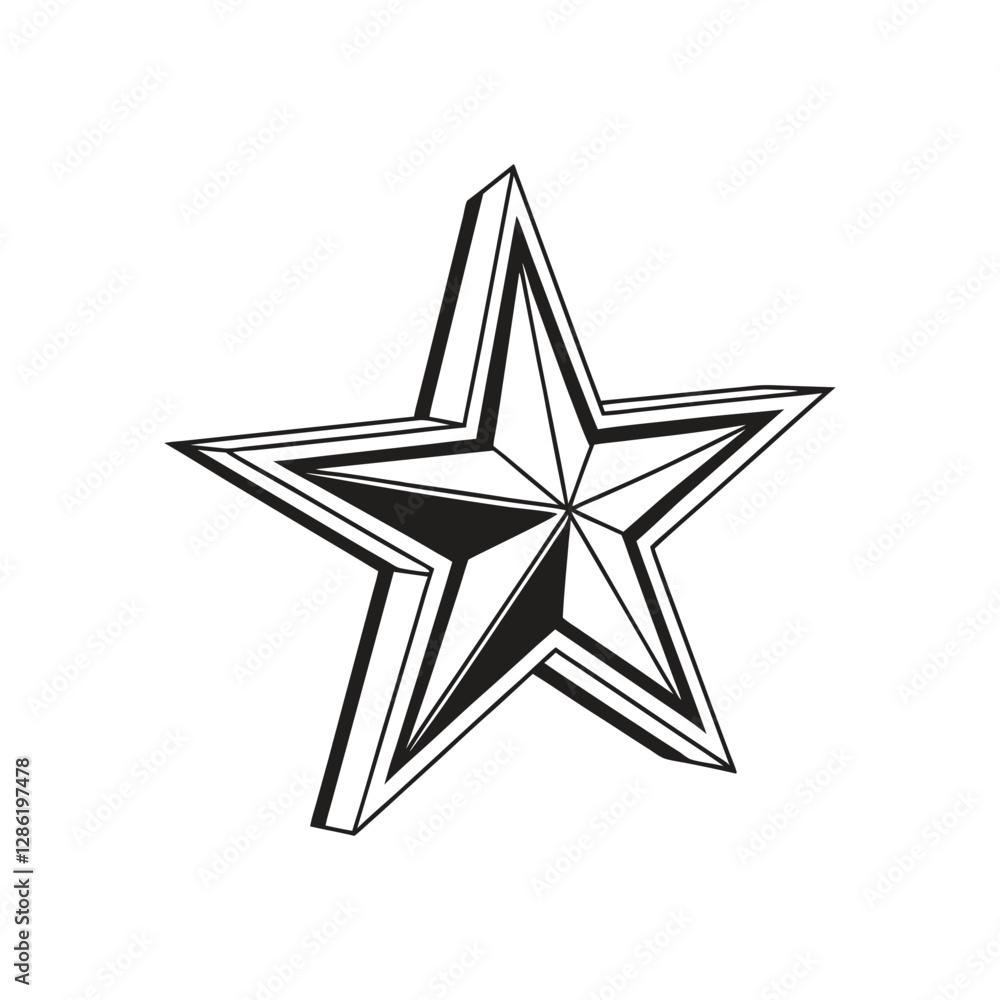 Star shape vector art Star shape vector art