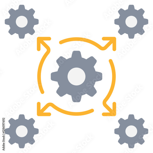 Integration Flat Icon