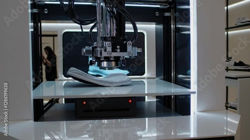 Footwear manufacturing innovation showcased in high-tech lab setting