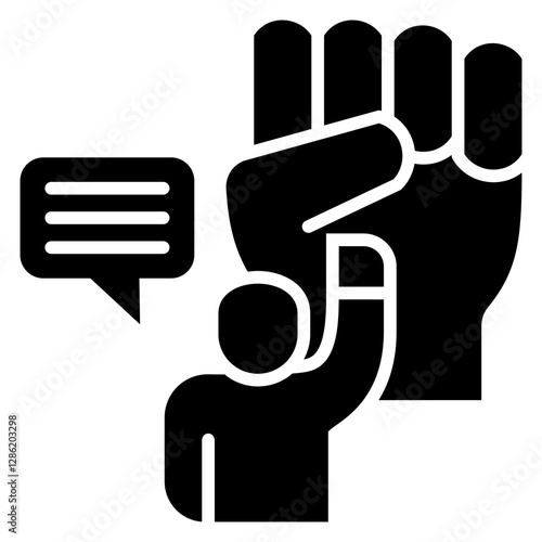 Motivation Glyph Icon