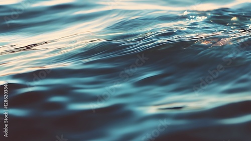 Captivating Underwater Sunset Cerulean Cerise and Lime Hues in Cinematic Motion Blur  Abstract close up of water at sunset with light rays depth of field and a minimalist