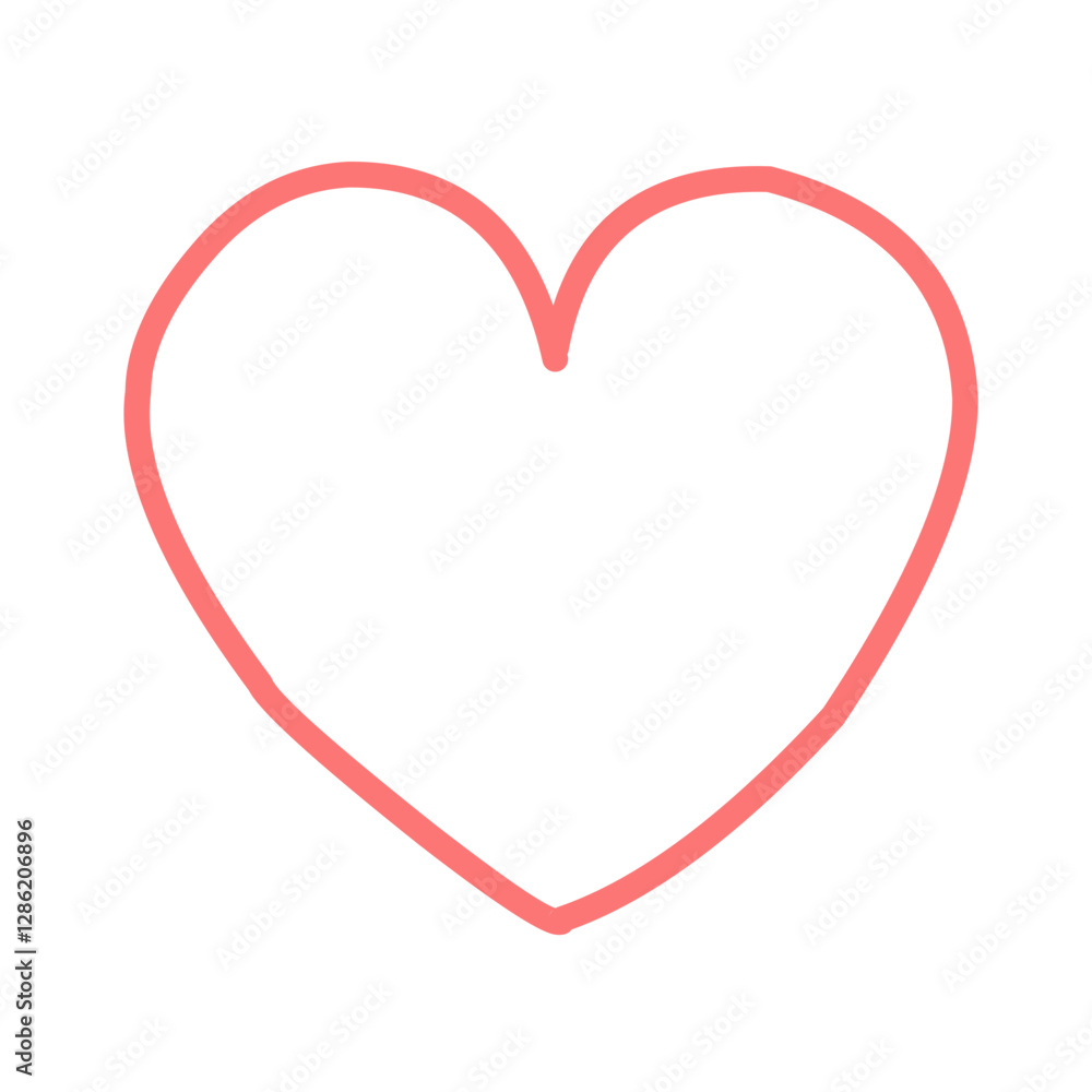 Heart hand drawn icons Heart hand drawn icons