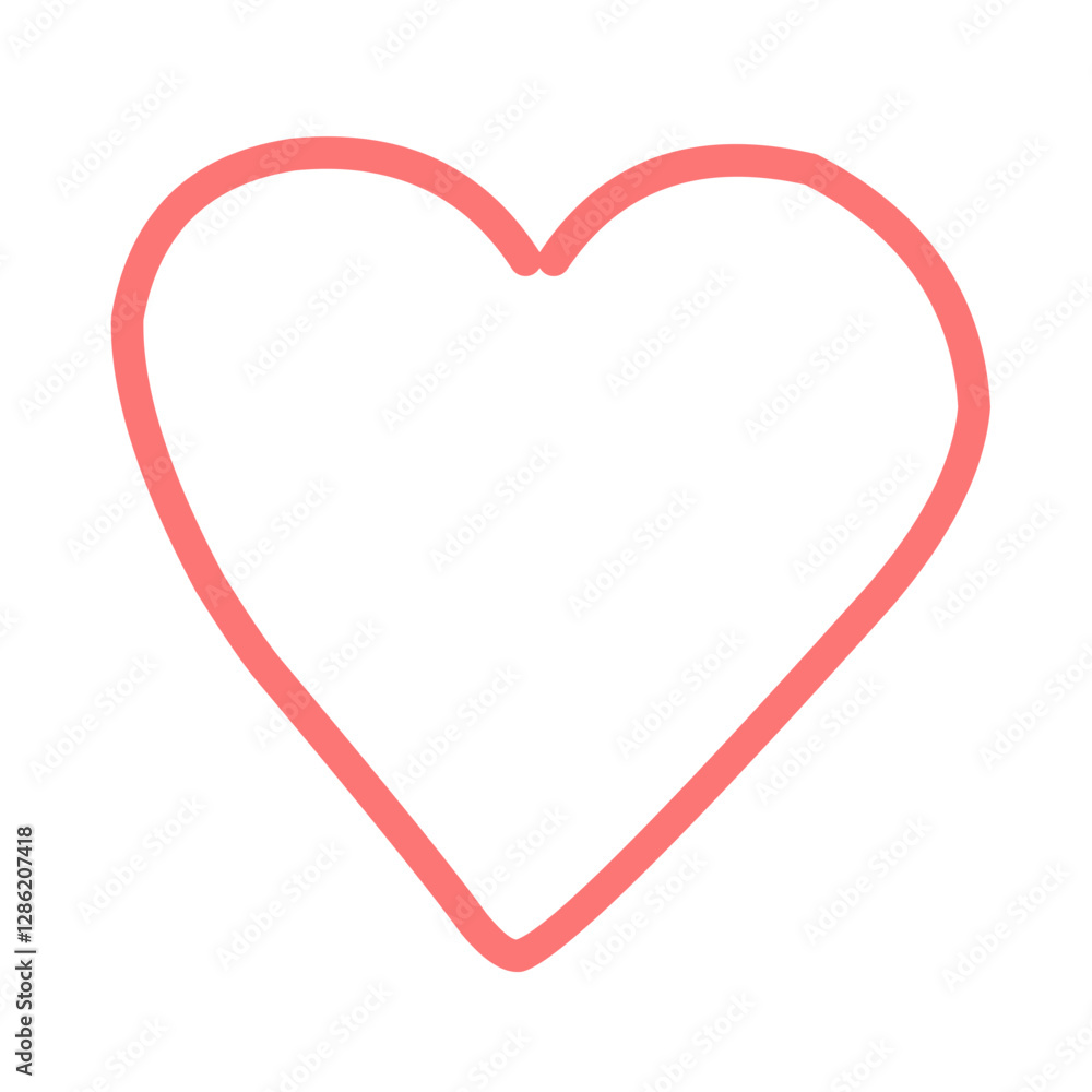 Heart hand drawn icons Heart hand drawn icons