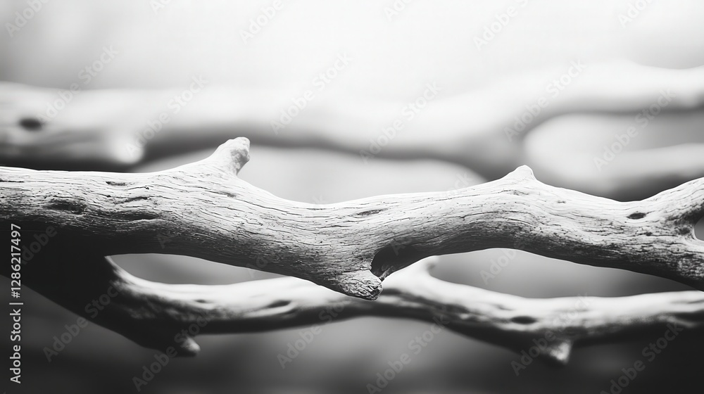 A close-up of intertwined branches, showcasing their textures and forms in monochrome, creating a serene and abstract natural composition. A close-up of intertwined branches, showcasing their textures and forms in monochrome, creating a serene and abstract natural composition.