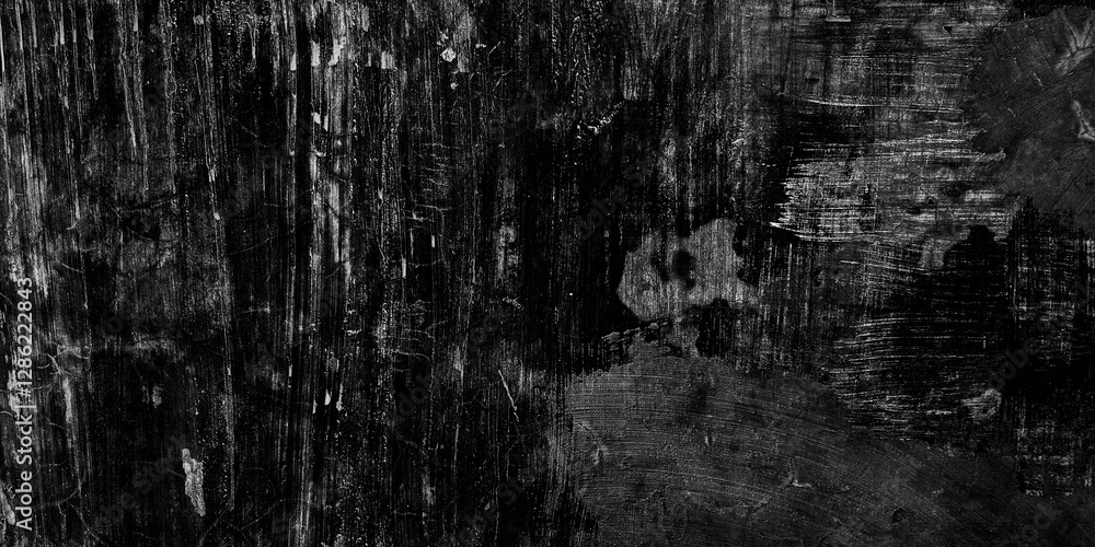 Fototapeta premium black grungy texture wall background