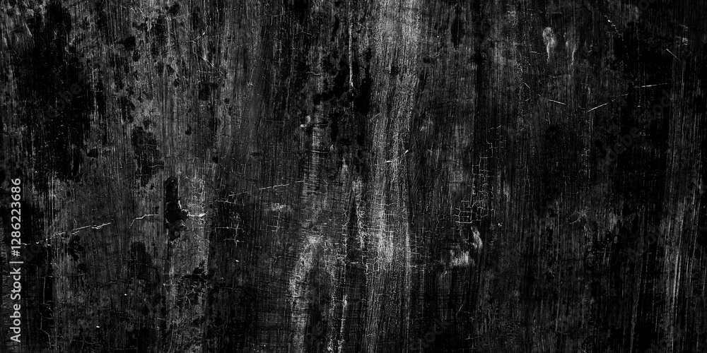 Fototapeta premium black grungy texture wall background
