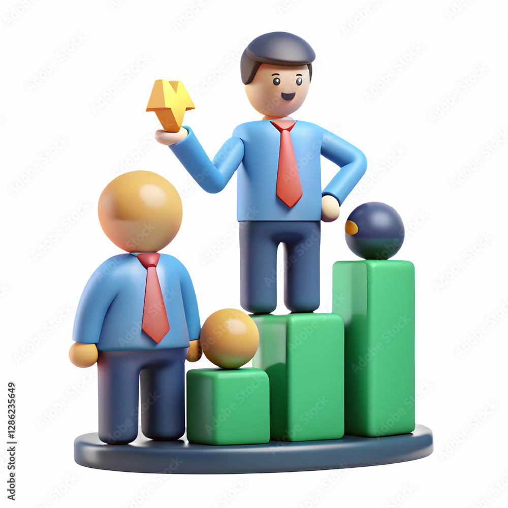 growth mindset and potential and motivation concept as Leader inspiring team to realize their potential through motivation and a growth mindset. in Photo Stock Concept and empty space on the left s growth mindset and potential and motivation concept as Leader inspiring team to realize their potential through motivation and a growth mindset. in Photo Stock Concept and empty space on the left s