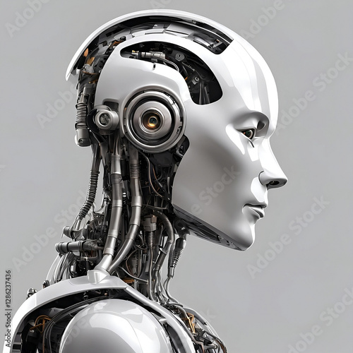 ai robot, future, 3D, Cyber photo