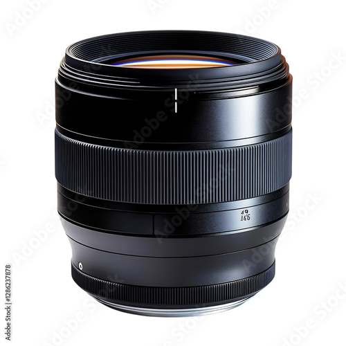 Sigma 85mm Lens Isolated on Transparent Background