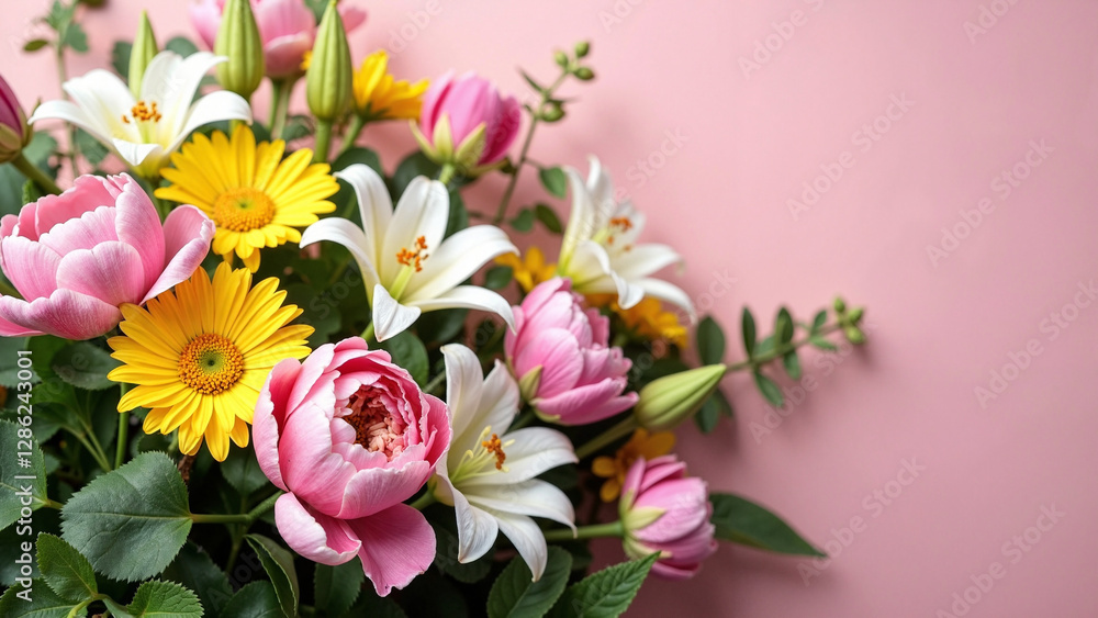 Vibrant Mother's Day Floral Bouquet: Perfect for Greeting Cards, Social Media, and Florist Marketing Vibrant Mother's Day Floral Bouquet: Perfect for Greeting Cards, Social Media, and Florist Marketing