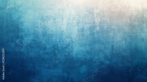 Blue texture of a plastered wall background pattern design. Blue watercolor background wallpaper. Raster bitmap digital illustration. 