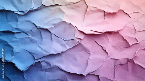 Wallpaper Mural Vibrant and colorful background composed of various torn paper textures in vivid shades Torontodigital.ca