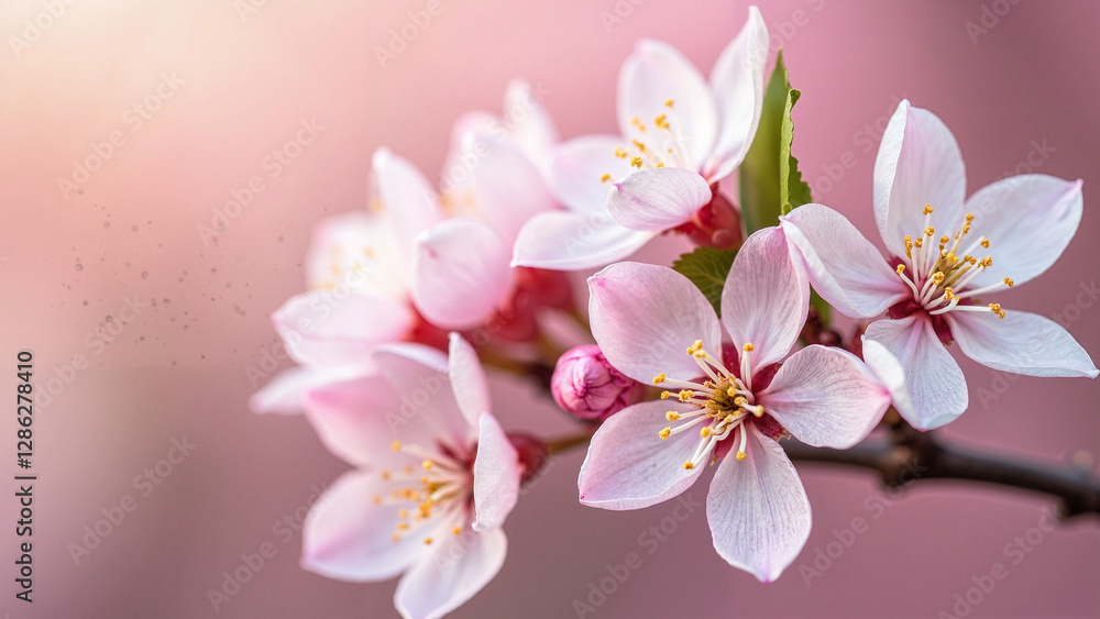 Fragrant Almond Blossoms: Close-up for Mother's Day Cards, Spring Promotions, and Floral Advertisements (140 characters) Fragrant Almond Blossoms: Close-up for Mother's Day Cards, Spring Promotions, and Floral Advertisements (140 characters)