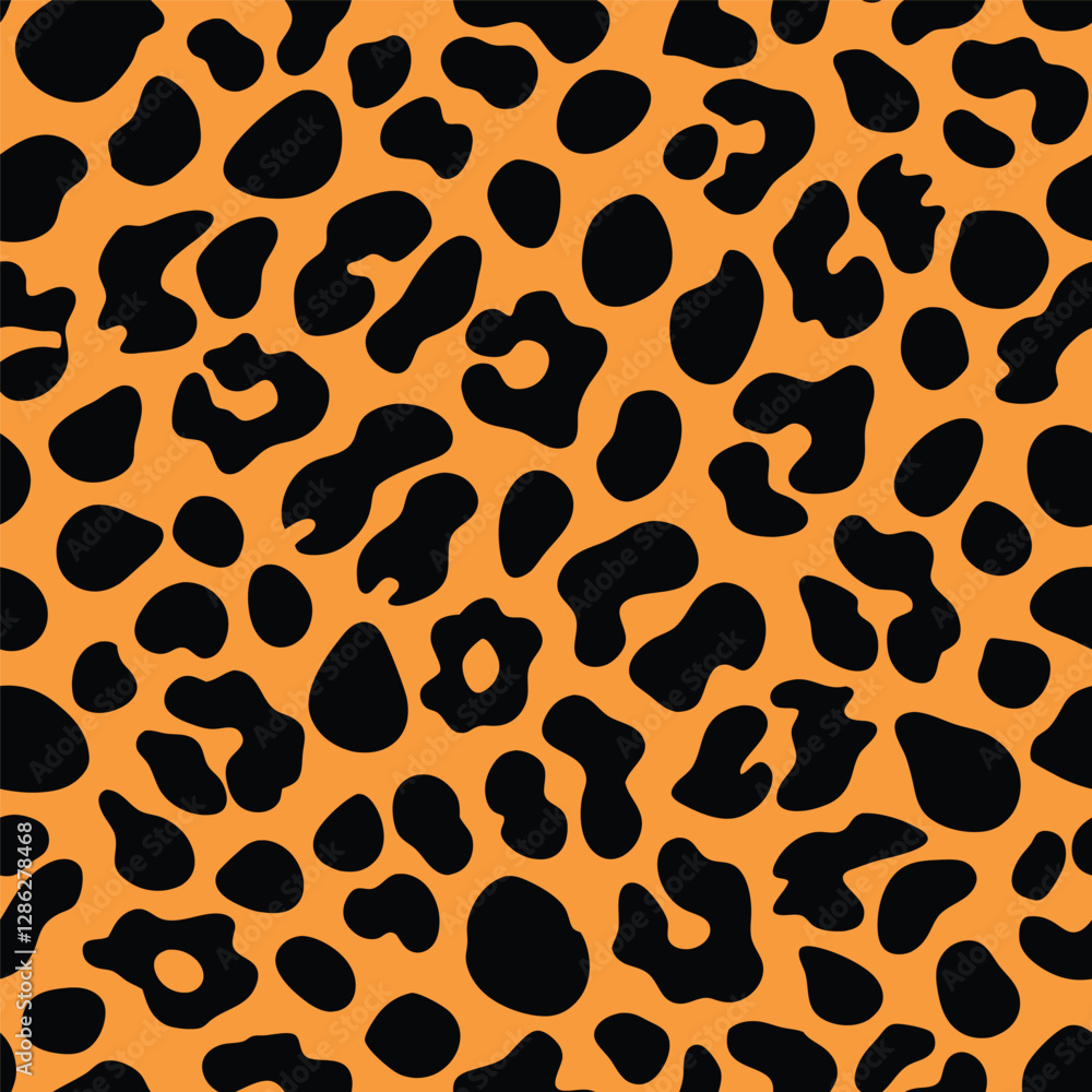 Cheetah skin Pattern illustration Vector, animal print background
Cheetah skin Pattern illustration Vector, animal print background