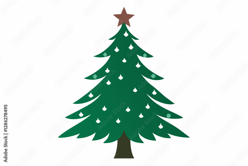 christmas tree vector illustration christmas tree vector illustration
