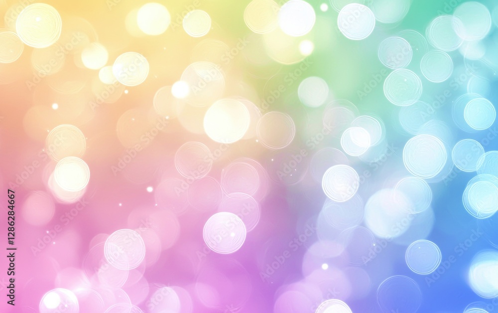 Easter pastel gradient background with soft bokeh effects Easter pastel gradient background with soft bokeh effects