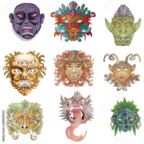 Traditional and Tribal Mask Set