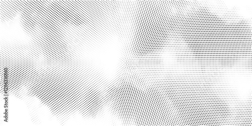 Vector Abstract overlay. Grunge halftone black dost texture background.