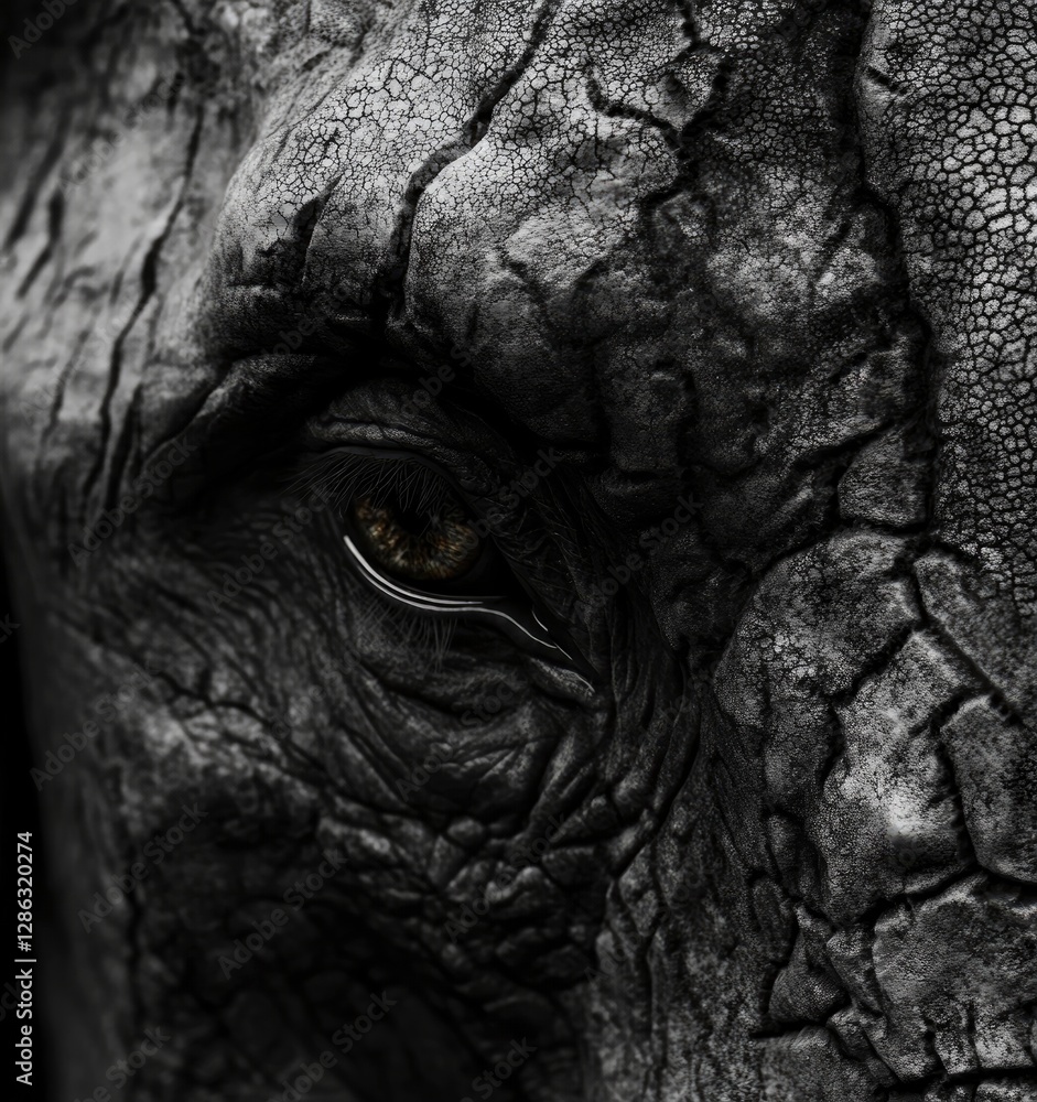 A close-up of an elephant's face, focusing on its trunk and eye. A close-up of an elephant's face, focusing on its trunk and eye.