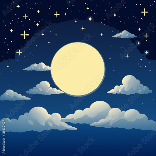 Crescent Moon Night