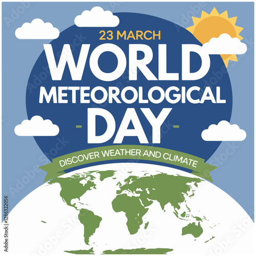World Meteorological Day flyer poster image  22.eps