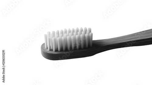 Eco-friendly bamboo toothbrush with soft bristles for effective dental hygiene in daily routines